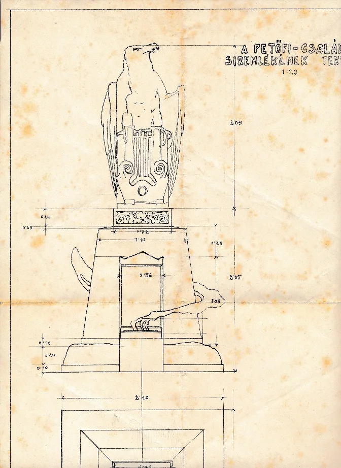 PETŐFI CSALÁD SÍREMLÉKE (1913)