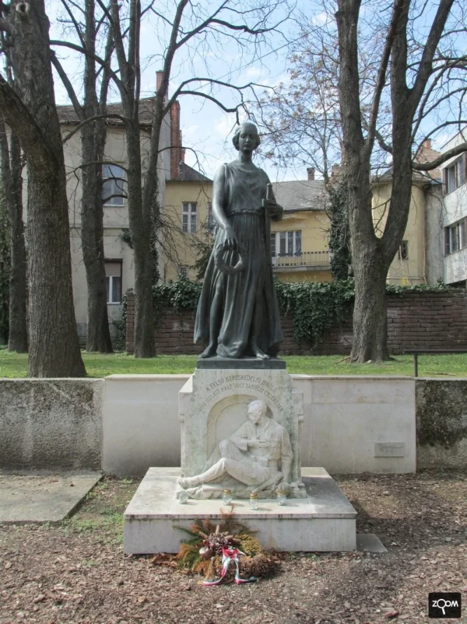 SZÉKESFEHÉRVÁRI FELSŐKERESKEDELMI ISKOLA DIÁKJAINAK ELSŐ VILÁGHÁBORÚS EMLÉKMŰVE (1929)